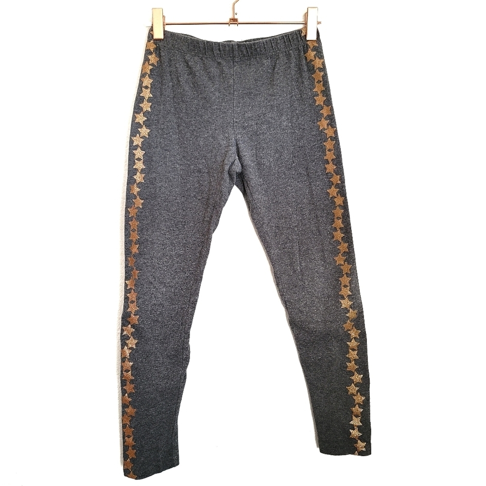 Epic Threads Leggings Kids L Large Gray Star